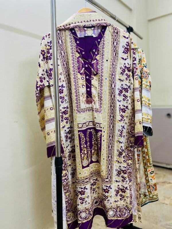 Sophisticated Satin Silk Stitched Suit